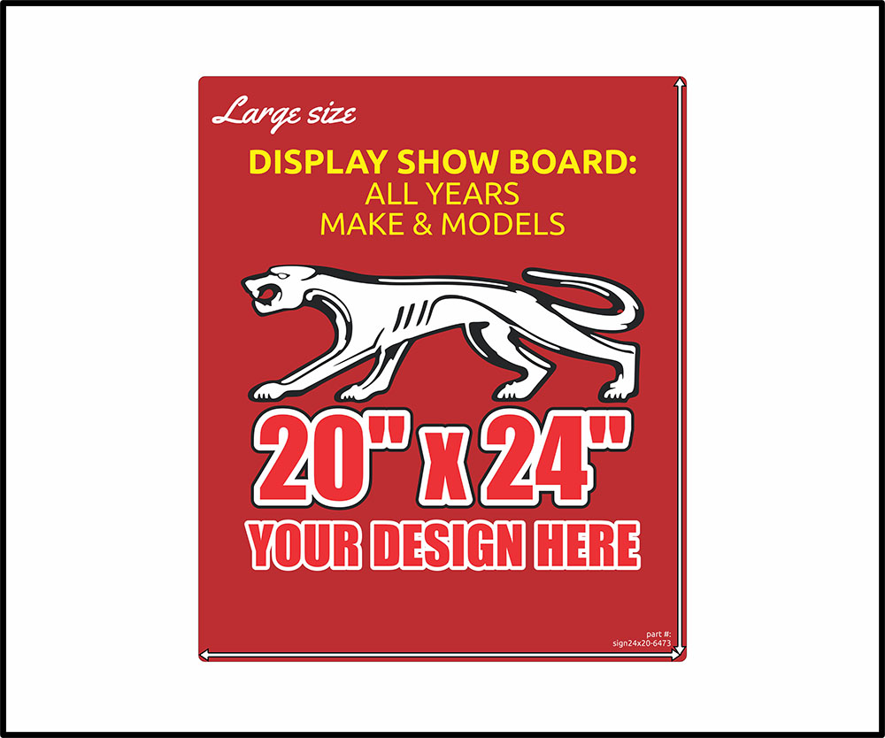 24″x20″ Sign