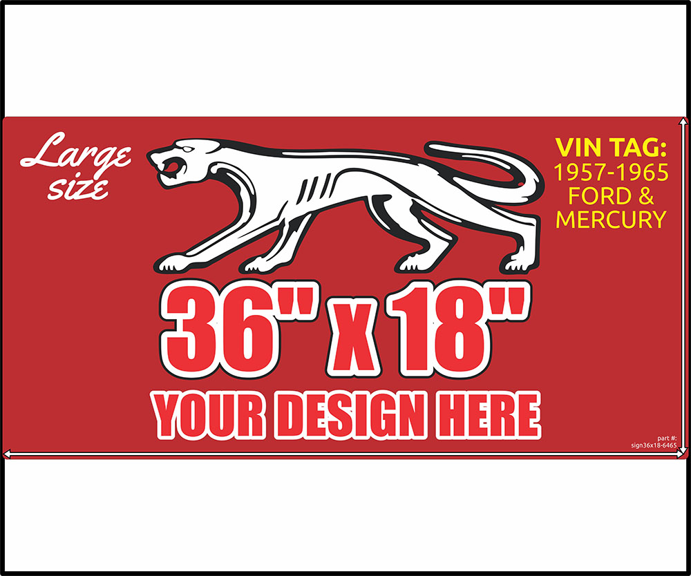 36"x18" Sign